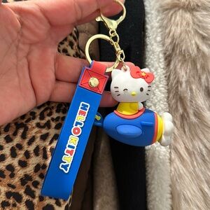 Hello Kitty Keychain Airplane